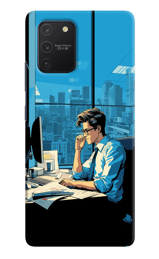 Focused Hustler (AI Generated) Samsung S10 Lite Hard Case Back Cover by Casekaro