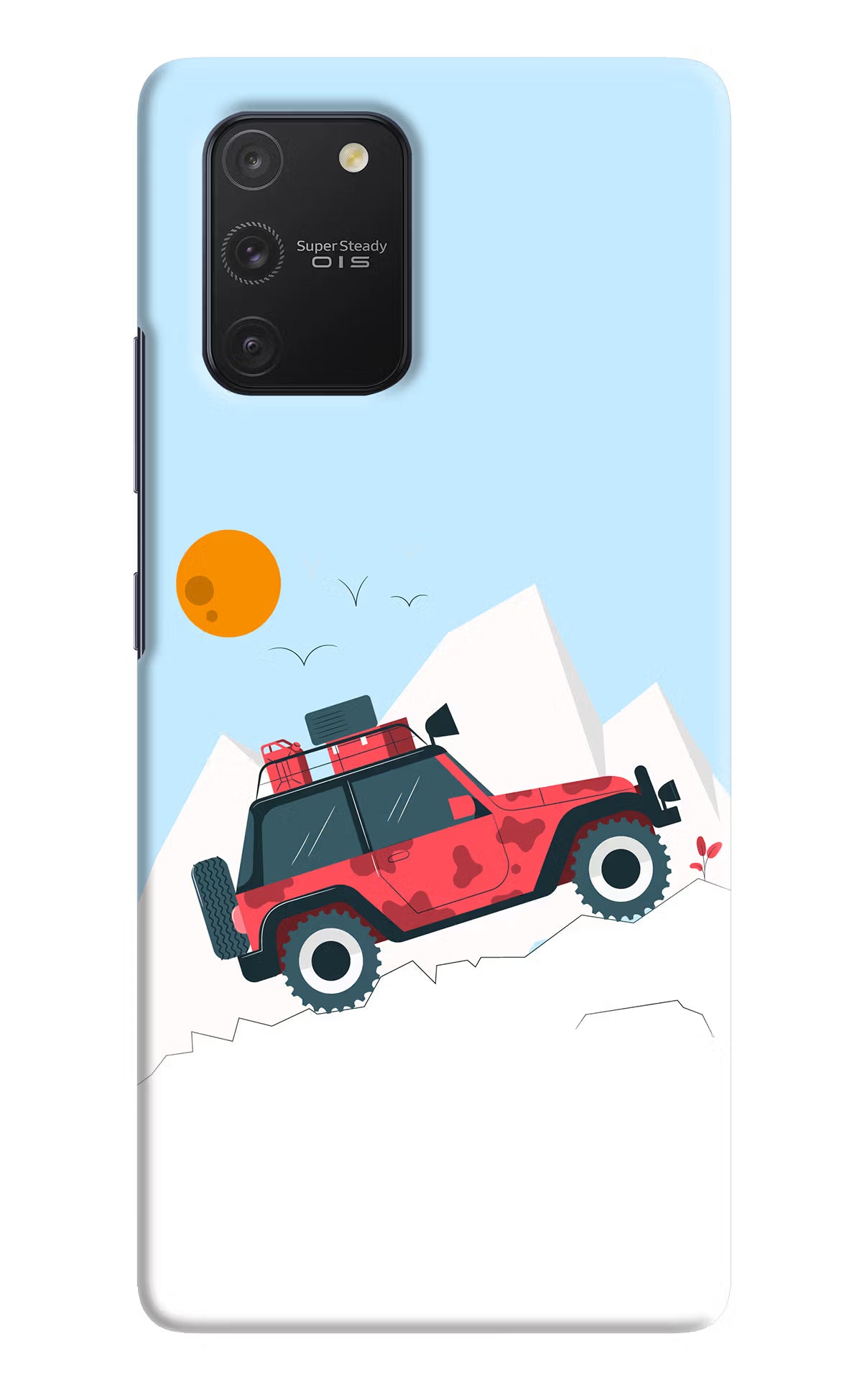 Mountain Trail Beast Samsung S10 Lite Hard Case Back Cover by Casekaro