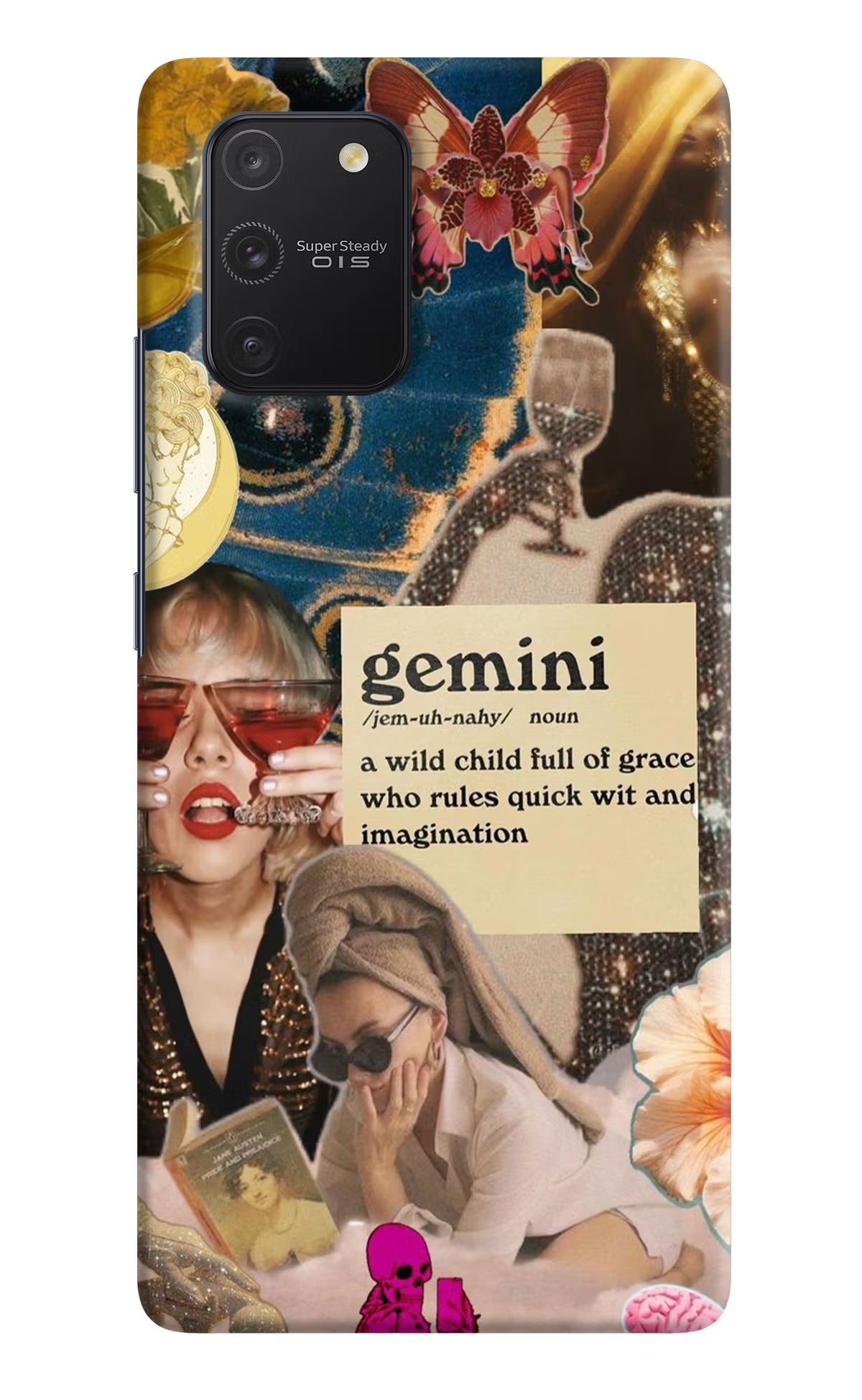Gemini Zodiac Samsung S10 Lite Hard Case Back Cover by Casekaro