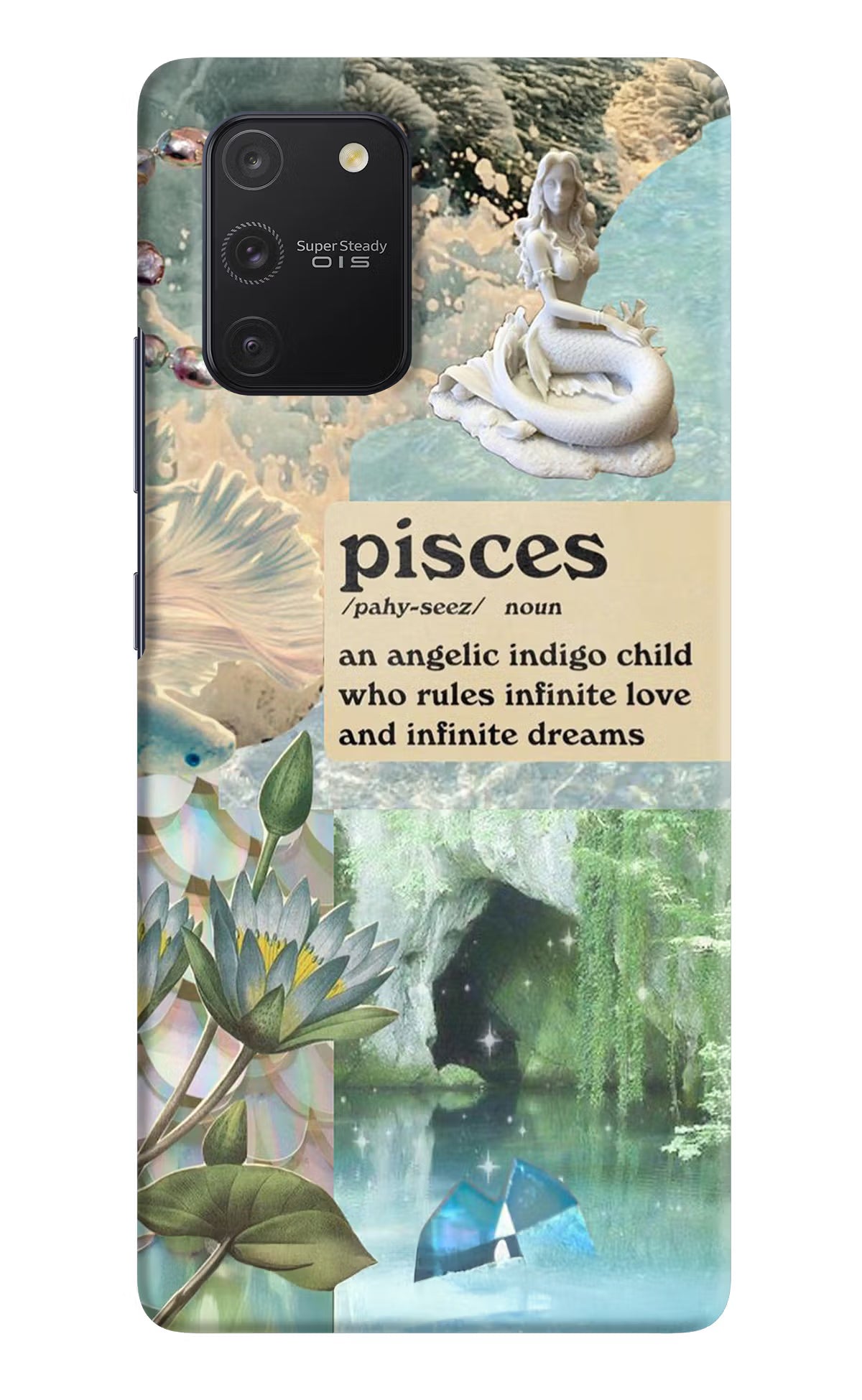 Pisces Zodiac Samsung S10 Lite Hard Case Back Cover by Casekaro