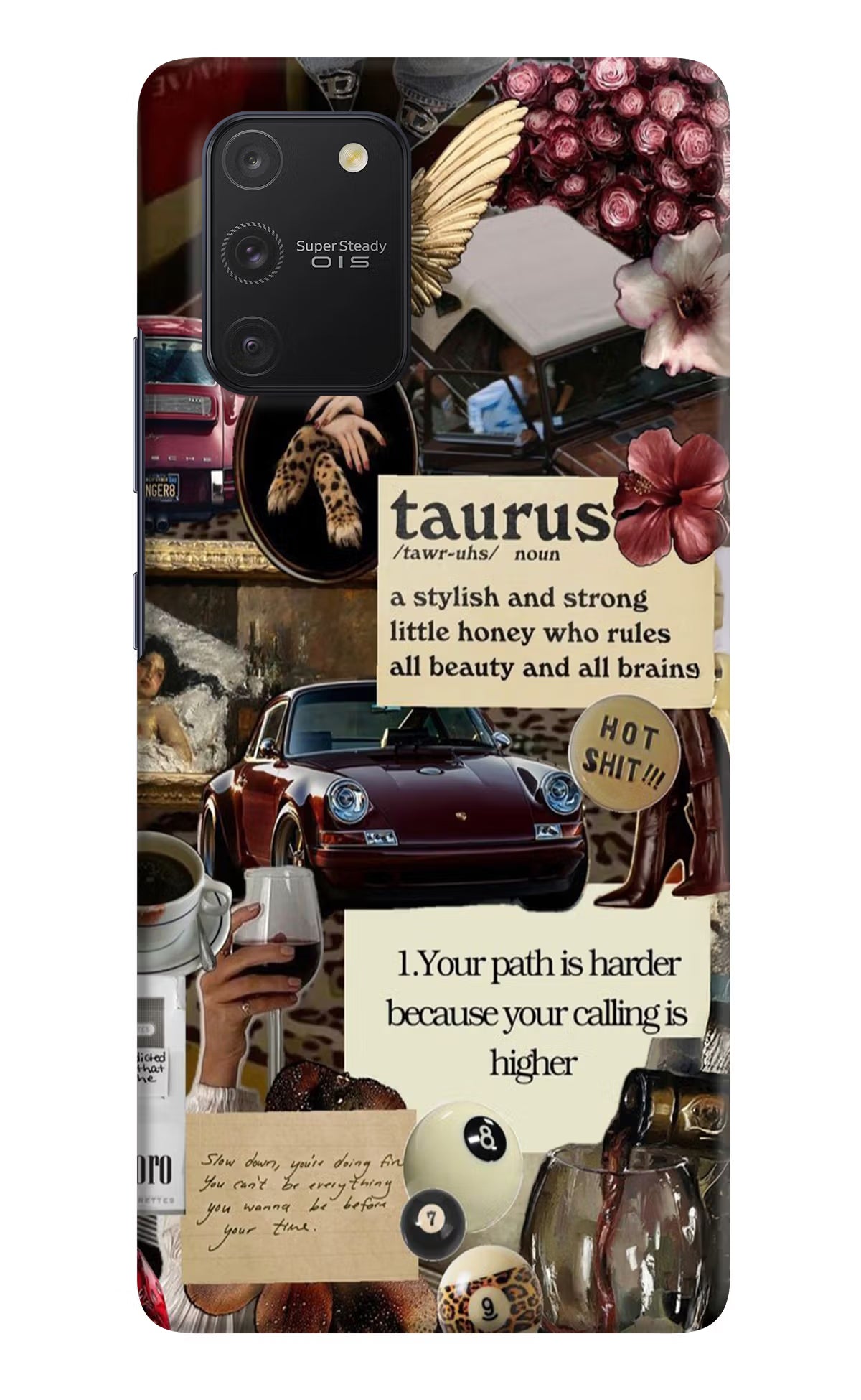 Taurus Zodiac Samsung S10 Lite Hard Case Back Cover by Casekaro