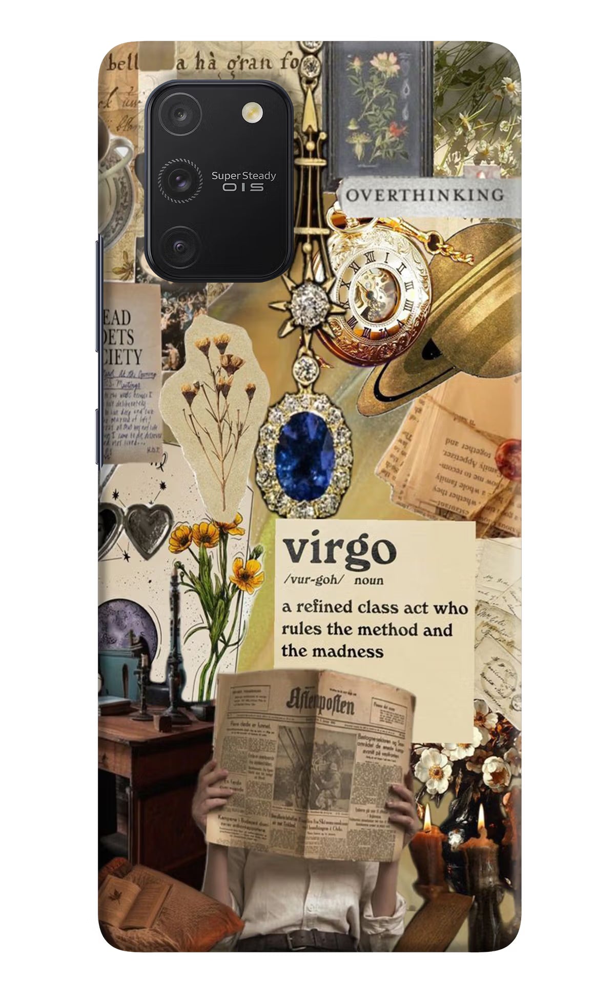 Virgo Zodiac Samsung S10 Lite Hard Case Back Cover by Casekaro