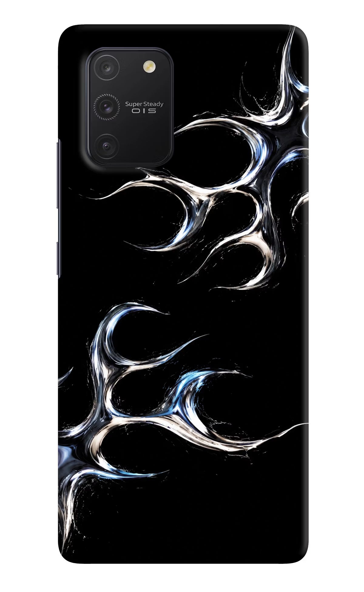 Chrome Tribal Samsung S10 Lite Hard Case Back Cover by Casekaro