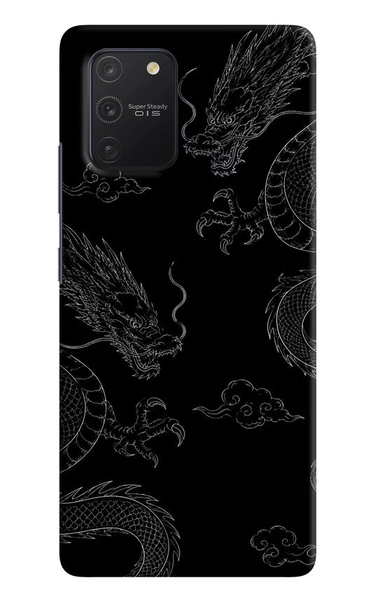 Twin Dragons Samsung S10 Lite Hard Case Back Cover by Casekaro