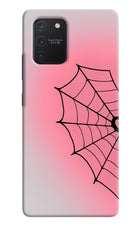 Pink Web Samsung S10 Lite Hard Case Back Cover by Casekaro