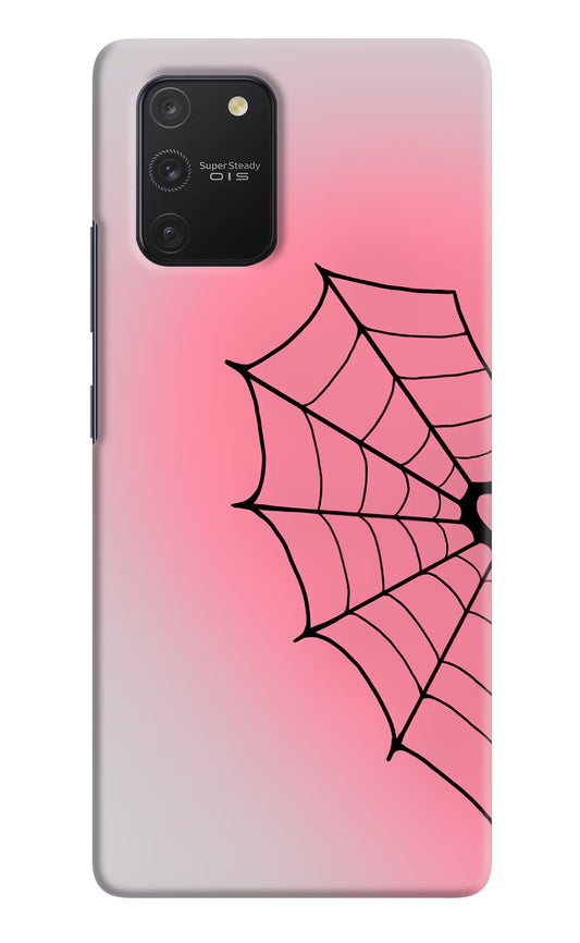 Pink Web Samsung S10 Lite Hard Case Back Cover by Casekaro