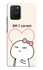 Always Right Samsung S10 Lite Hard Case Back Cover by Casekaro