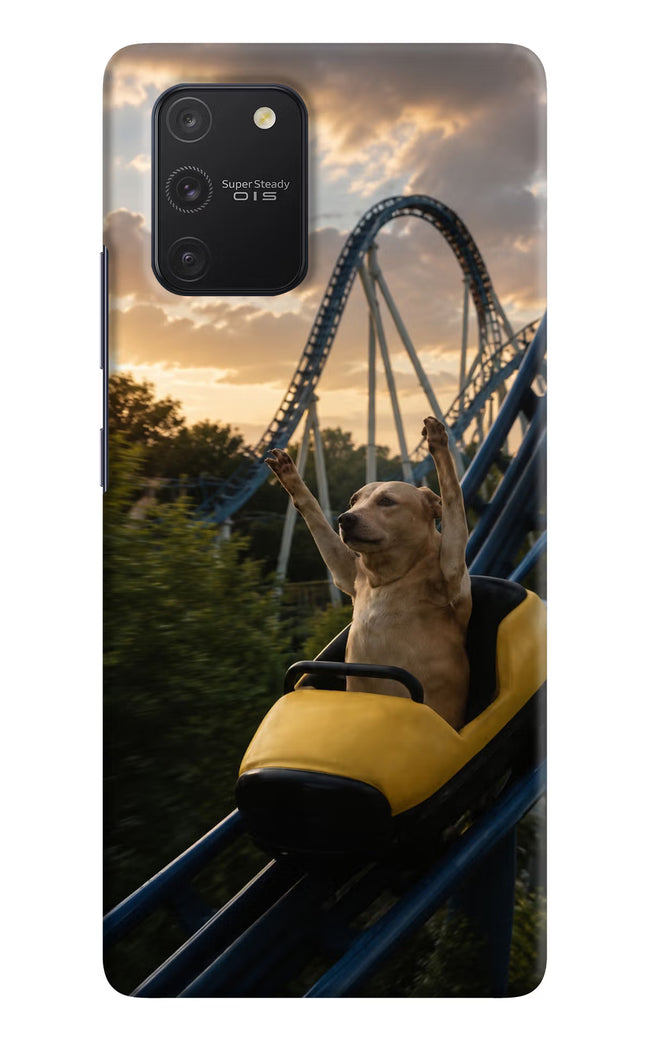 Rollercoaster Dog Samsung S10 Lite Hard Case Back Cover by Casekaro