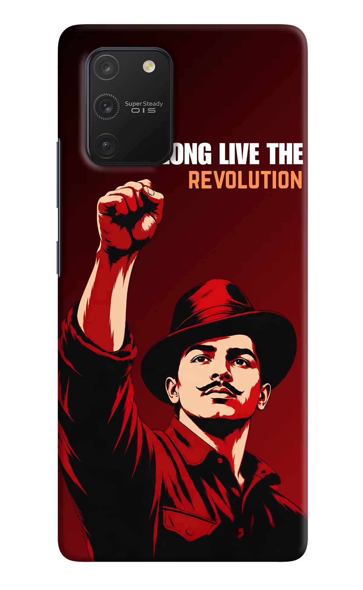 Bhagat Singh Revolution Samsung S10 Lite Back Cover