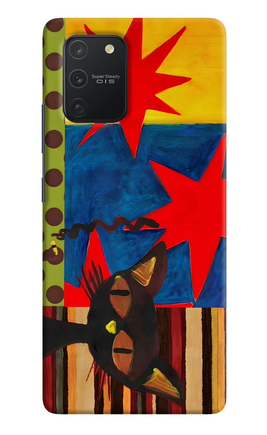 Pop Cat Samsung S10 Lite Back Cover, Hard case