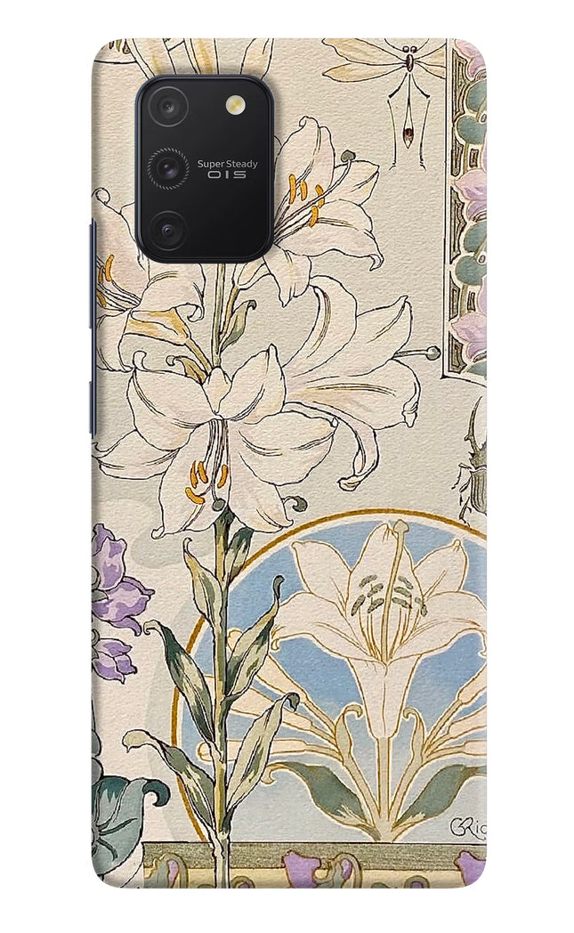 White Lily Samsung S10 Lite Hard Case Back Cover by Casekaro