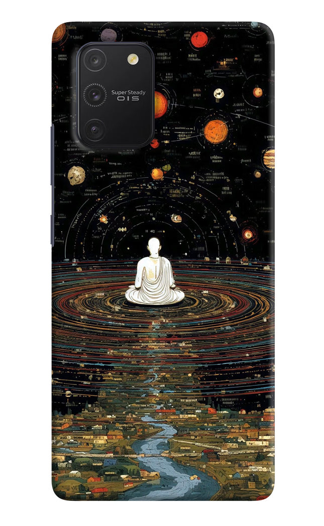 Space Monk Samsung S10 Lite Hard Case Back Cover by Casekaro