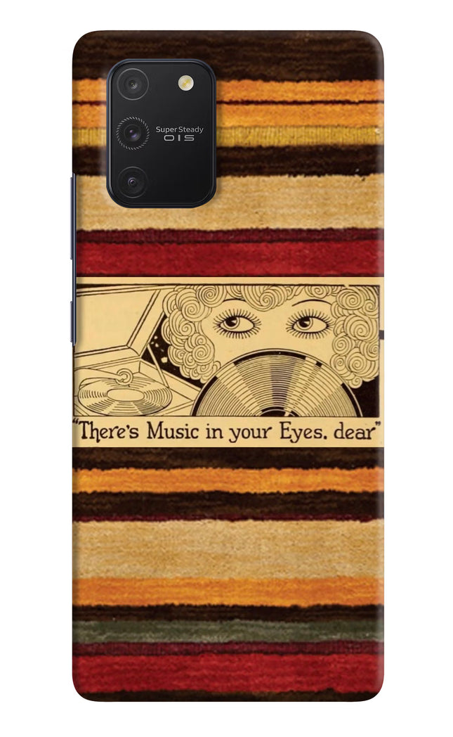 Vinyl Stripes Samsung S10 Lite Hard Case Back Cover by Casekaro