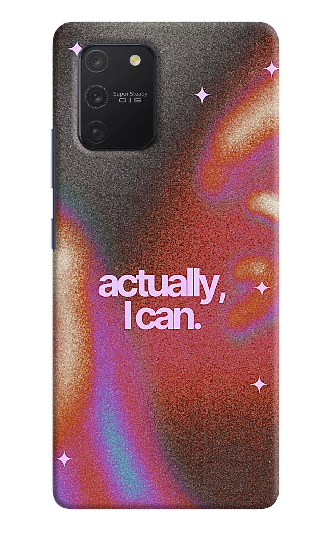 Pink Aura Samsung S10 Lite Hard Case Back Cover by Casekaro