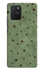Green Stars Samsung S10 Lite Back Cover