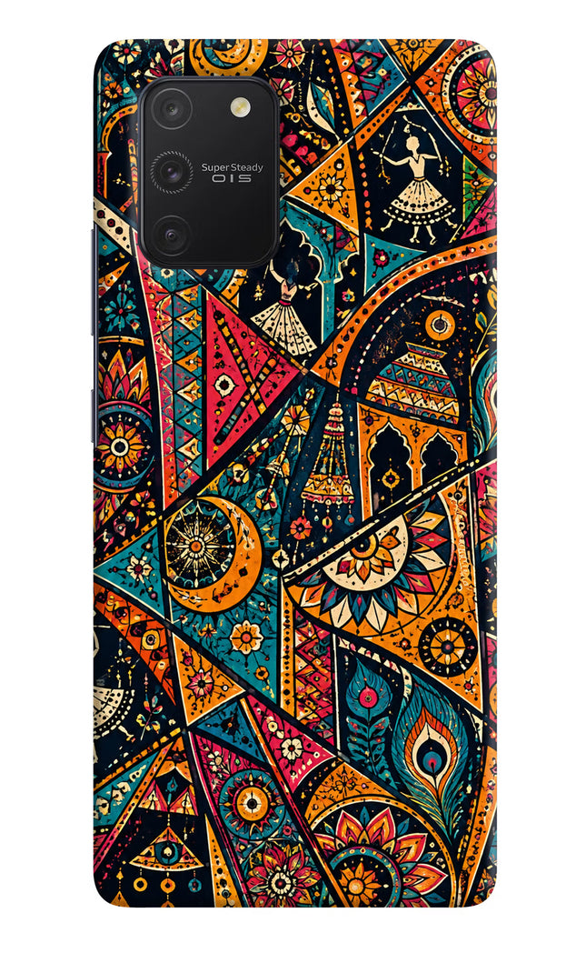 Folk Print Samsung S10 Lite Hard Case Back Cover by Casekaro
