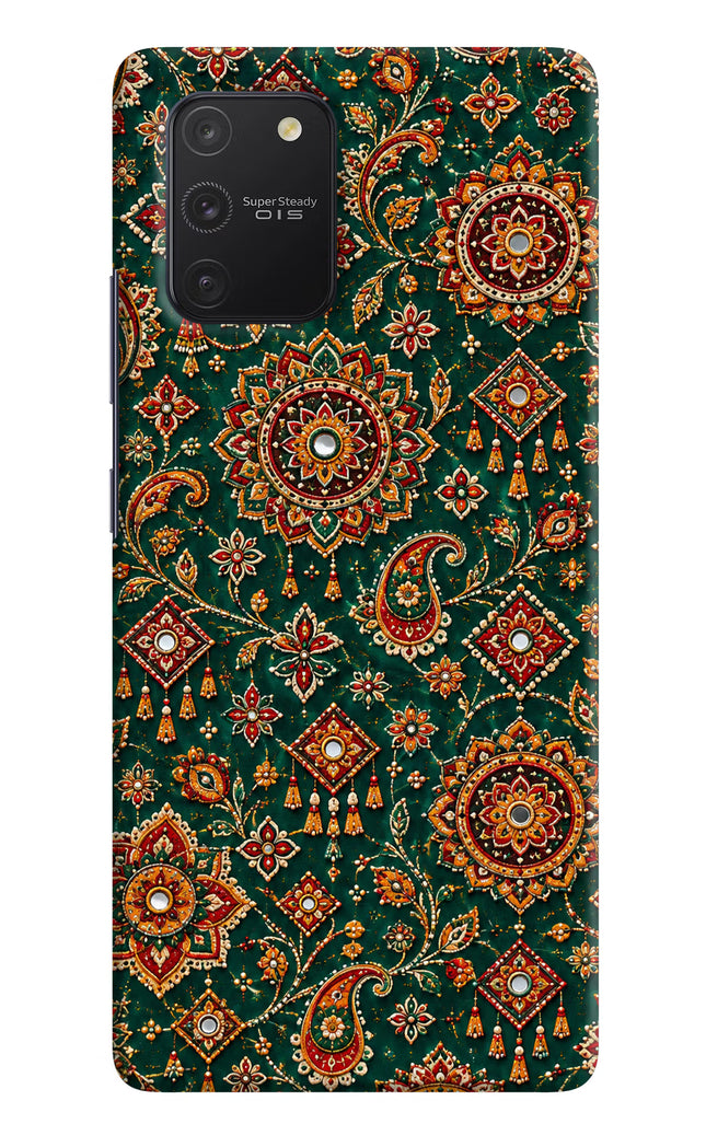 Green Pataka Samsung S10 Lite Hard Case Back Cover by Casekaro