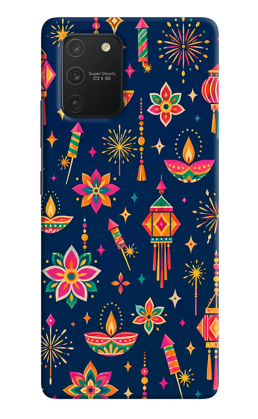 Festive Pop Samsung S10 Lite Back Cover, Hard case