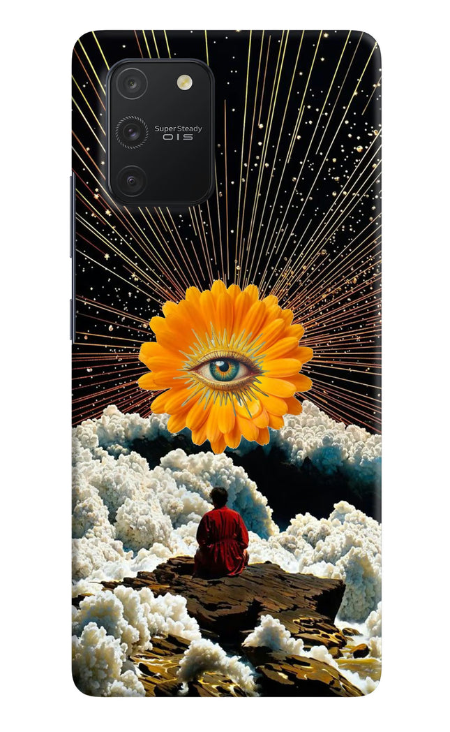 Cosmic Flower Samsung S10 Lite Hard Case Back Cover by Casekaro