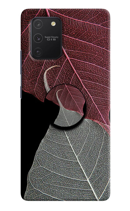 Leaf Pattern Samsung S10 Lite Pop Case by Casekaro