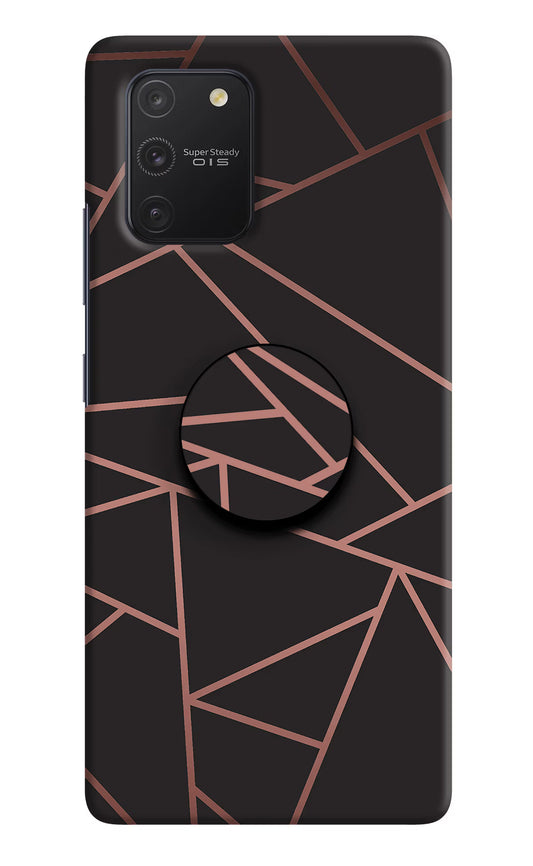 Geometric Pattern Samsung S10 Lite Pop Case by Casekaro