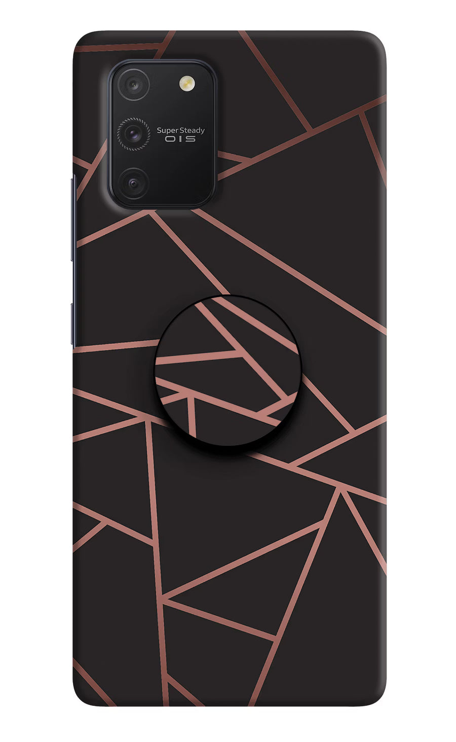 Geometric Pattern Samsung S10 Lite Pop Case, Hard case