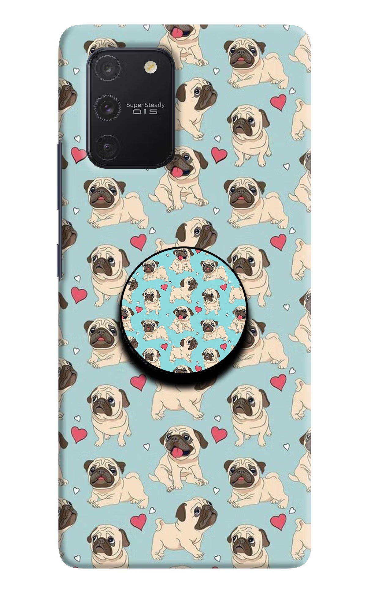 Pug Dog Samsung S10 Lite Pop Case by Casekaro