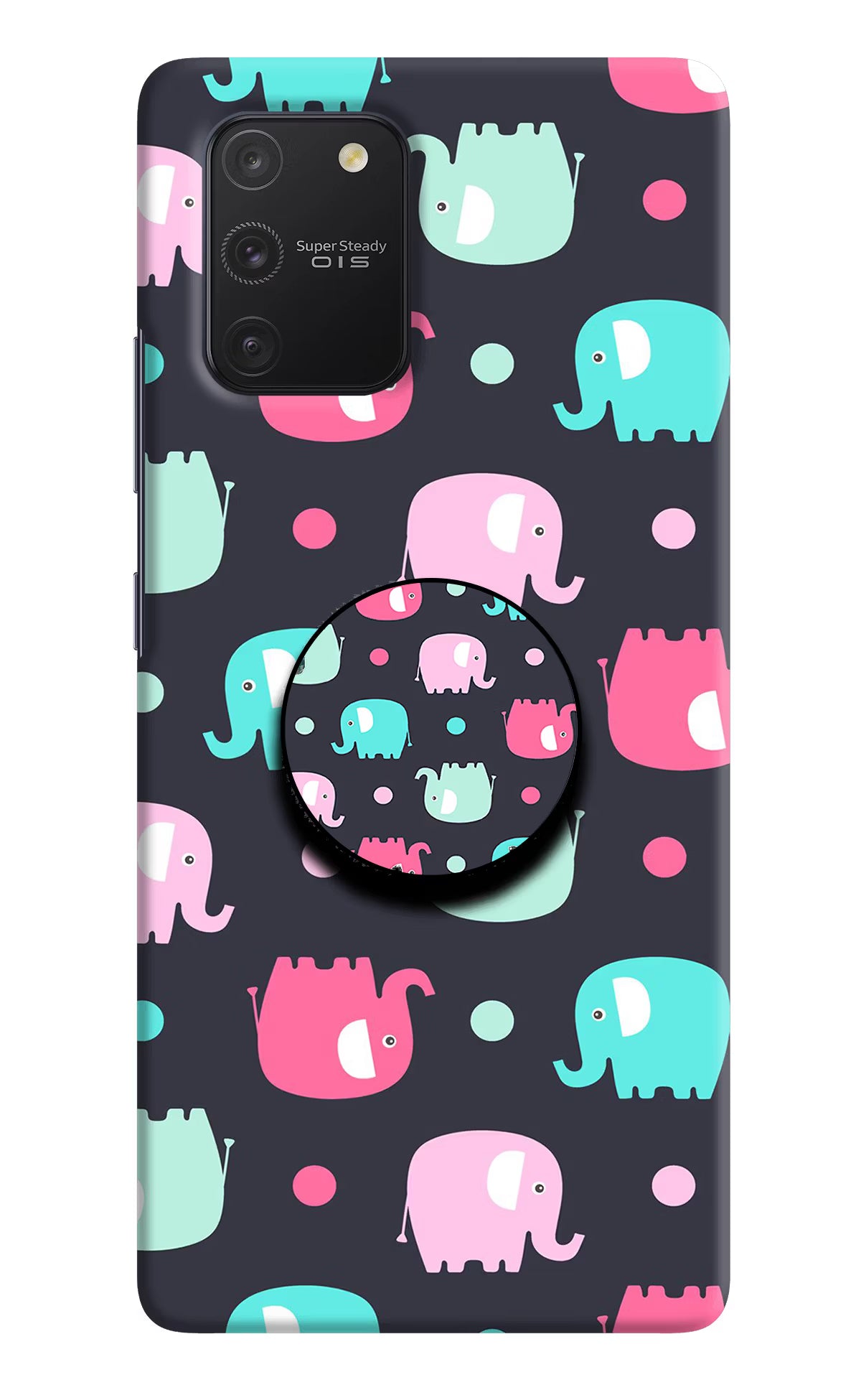 Baby Elephants Samsung S10 Lite Pop Case by Casekaro