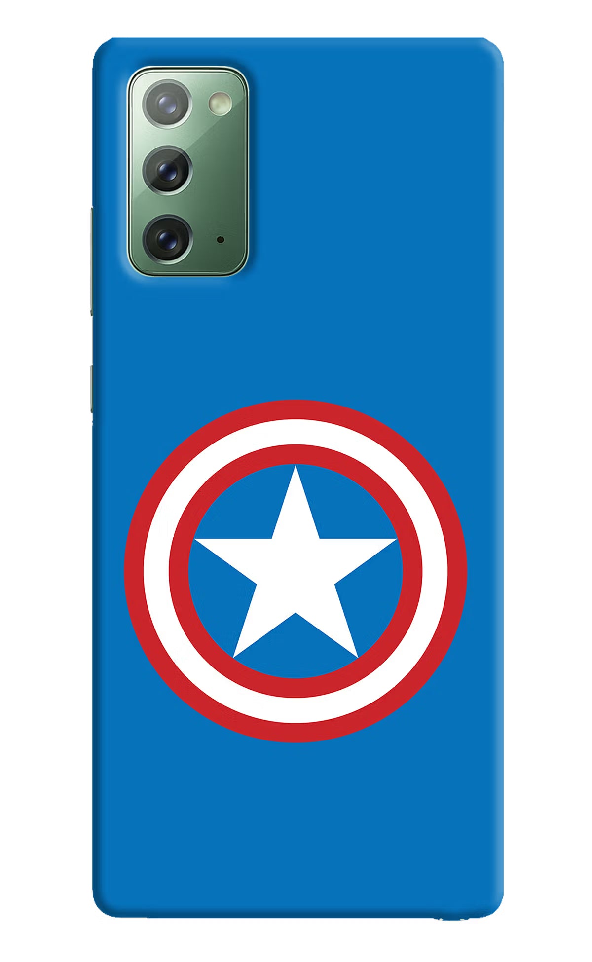 Captain America Logo Samsung Note 20 Hard Case Back Cover by Casekaro