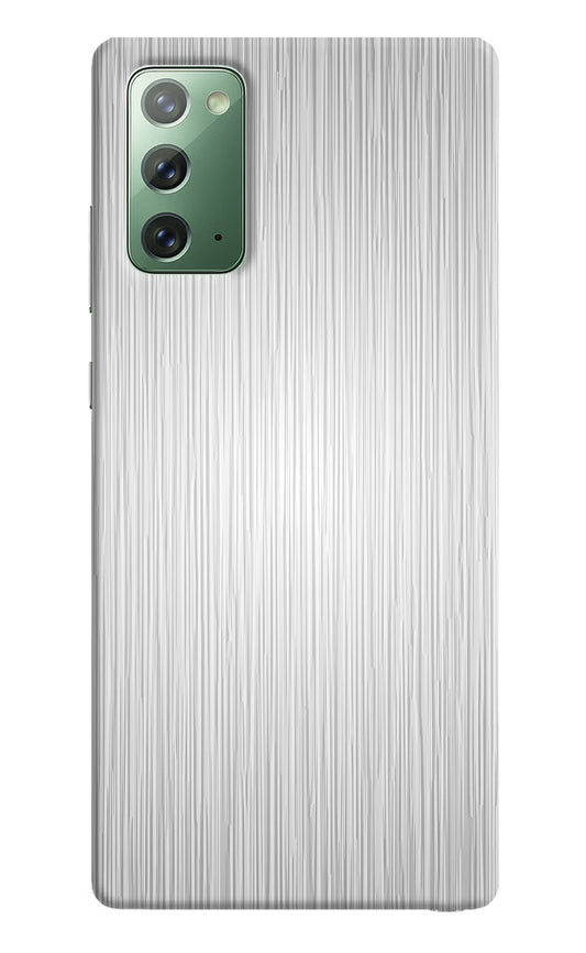 Wooden Grey Texture Samsung Note 20 Hard Case Back Cover by Casekaro