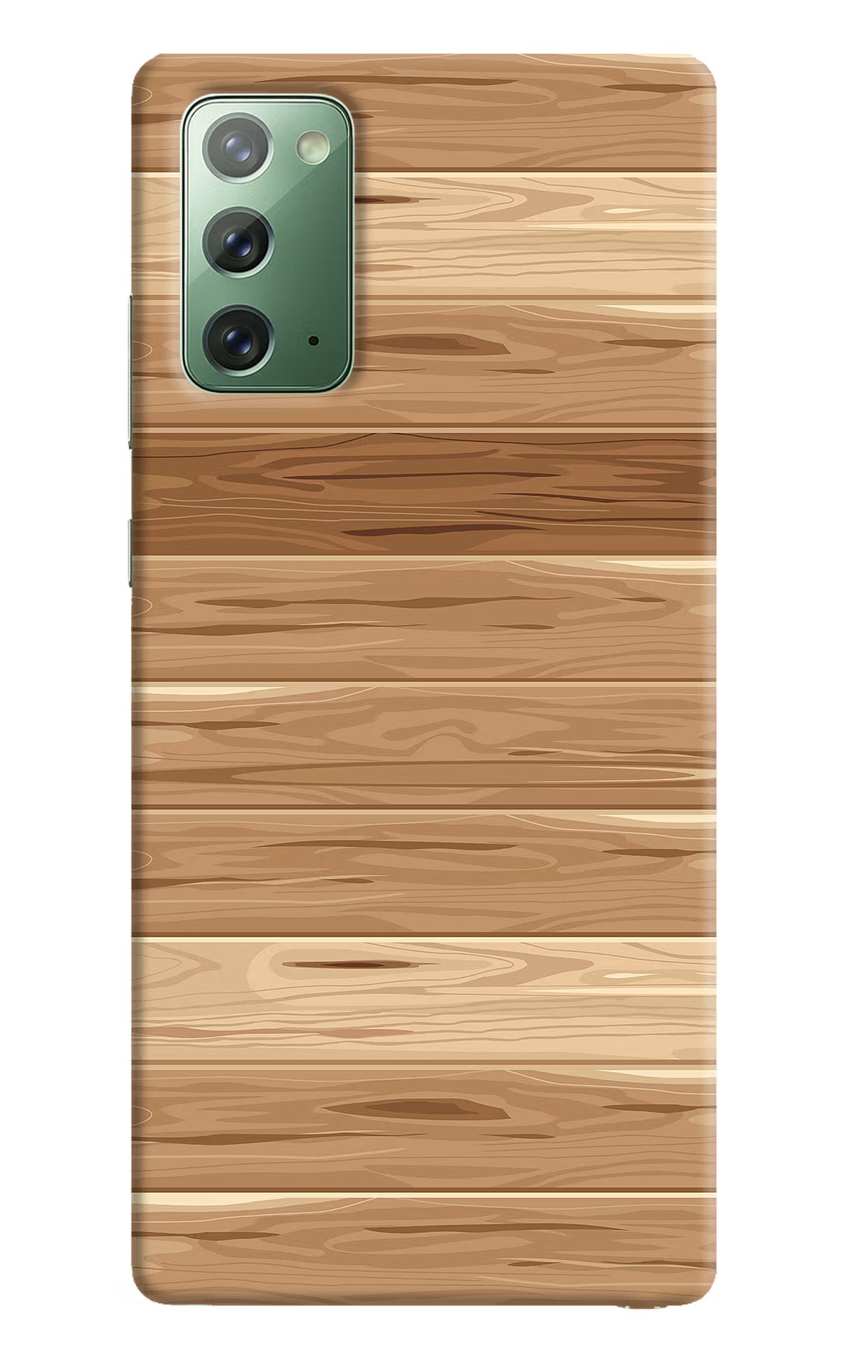 Wooden Vector Samsung Note 20 Hard Case Back Cover by Casekaro