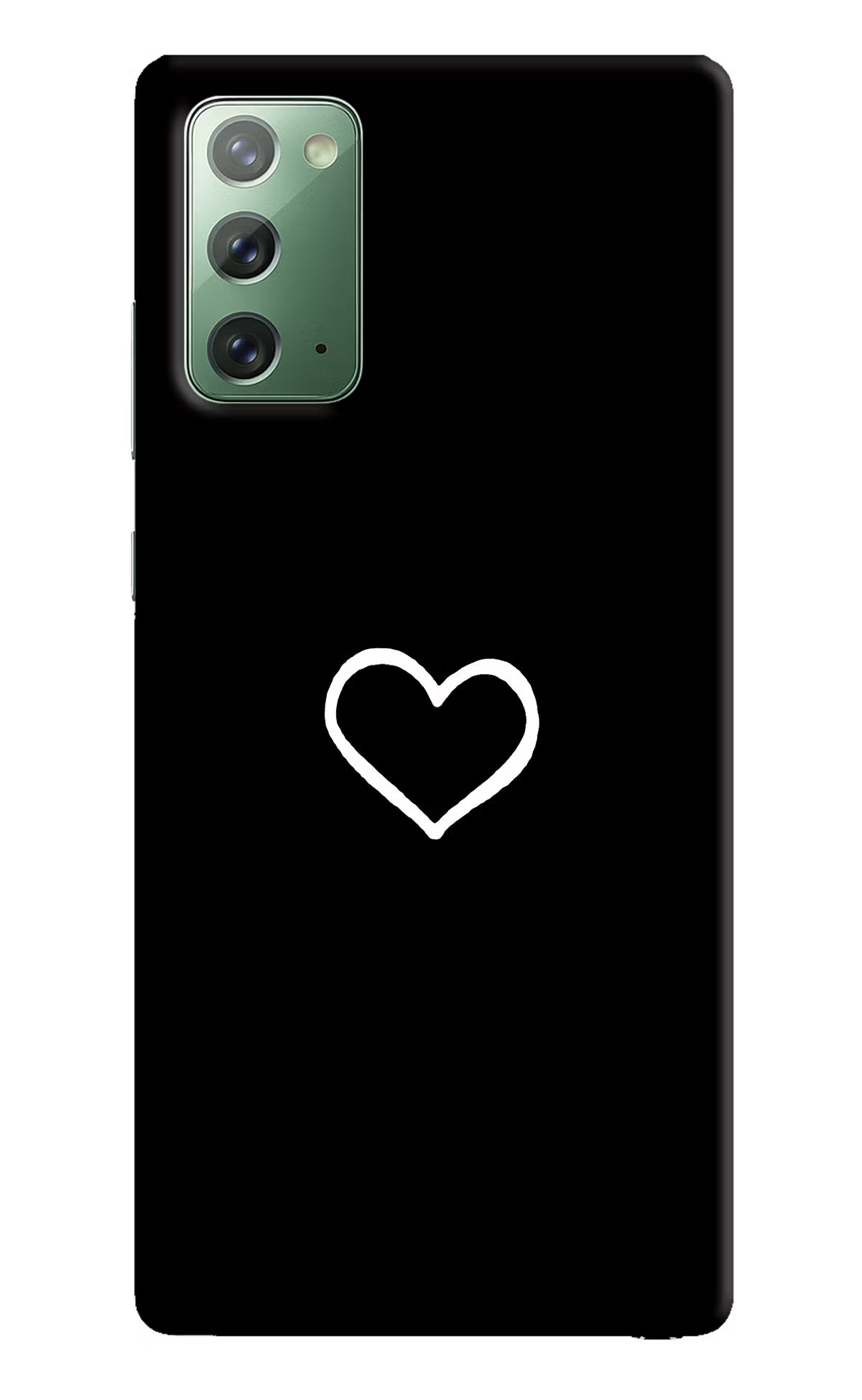 Heart Samsung Note 20 Hard Case Back Cover by Casekaro