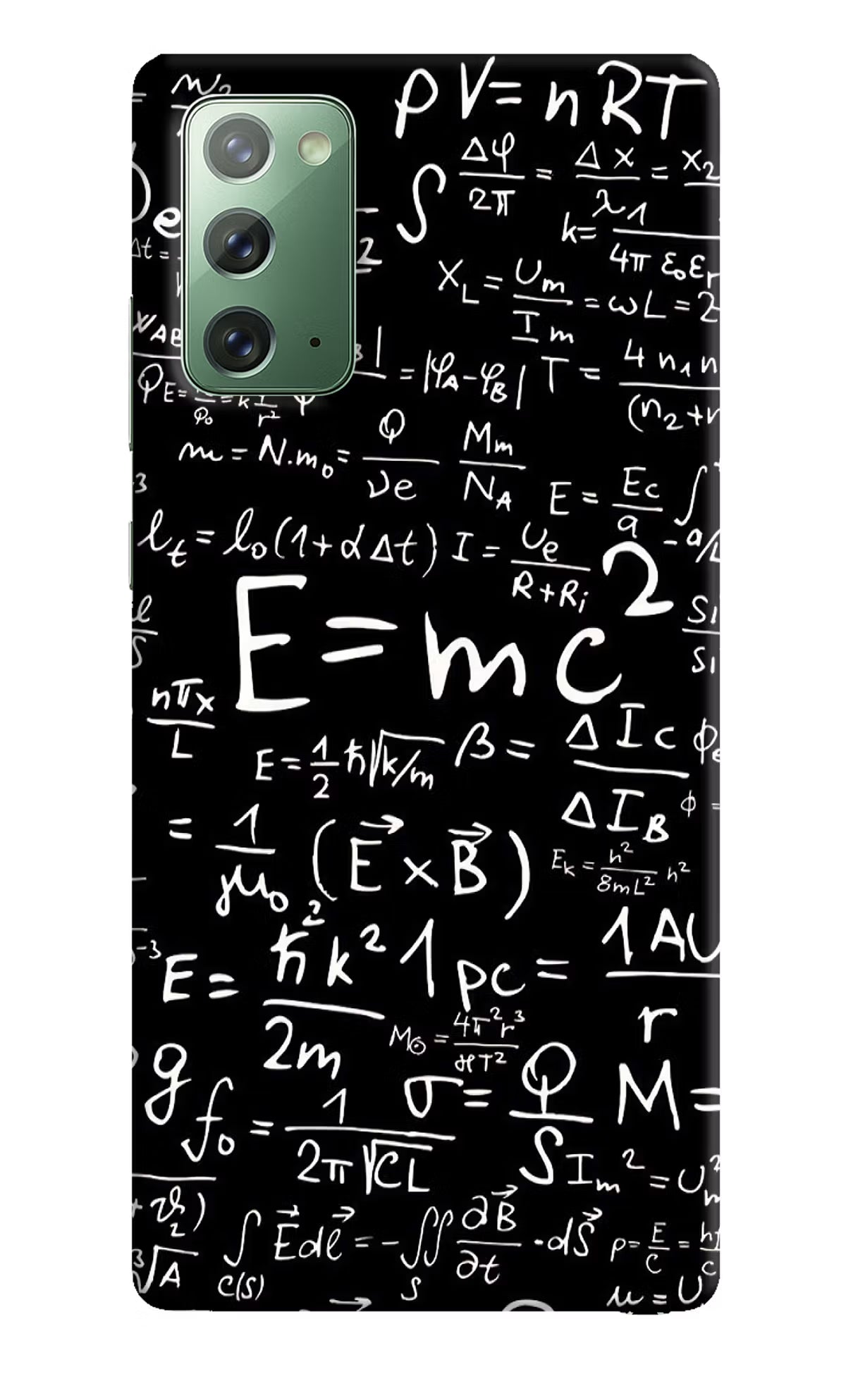 Physics Formula Samsung Note 20 Hard Case Back Cover by Casekaro