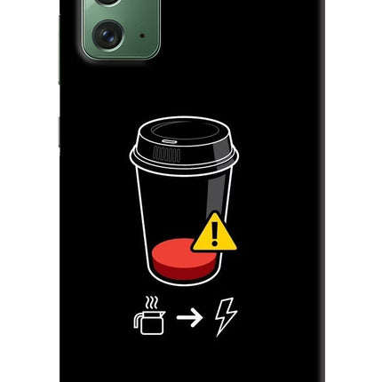 Coffee Samsung Note 20 Hard Case Back Cover by Casekaro