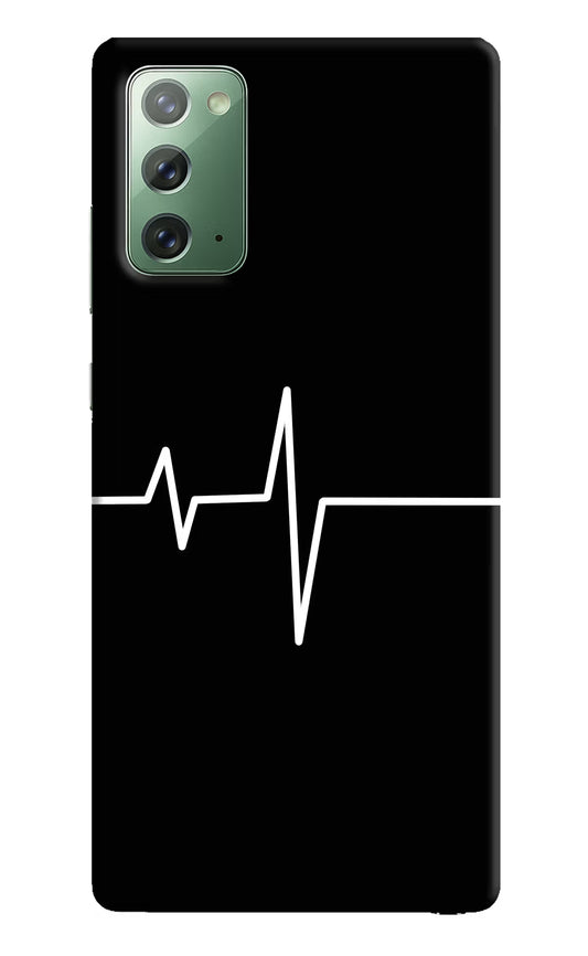 Heart Beats Samsung Note 20 Hard Case Back Cover by Casekaro