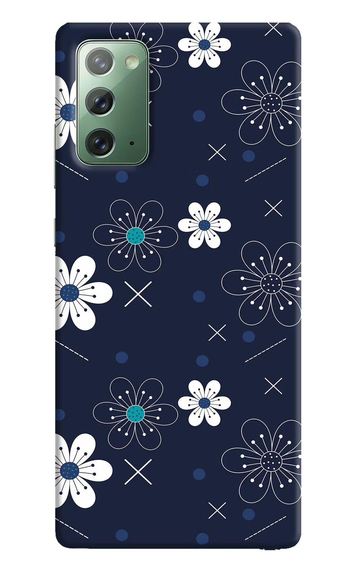 Flowers Samsung Note 20 Hard Case Back Cover by Casekaro