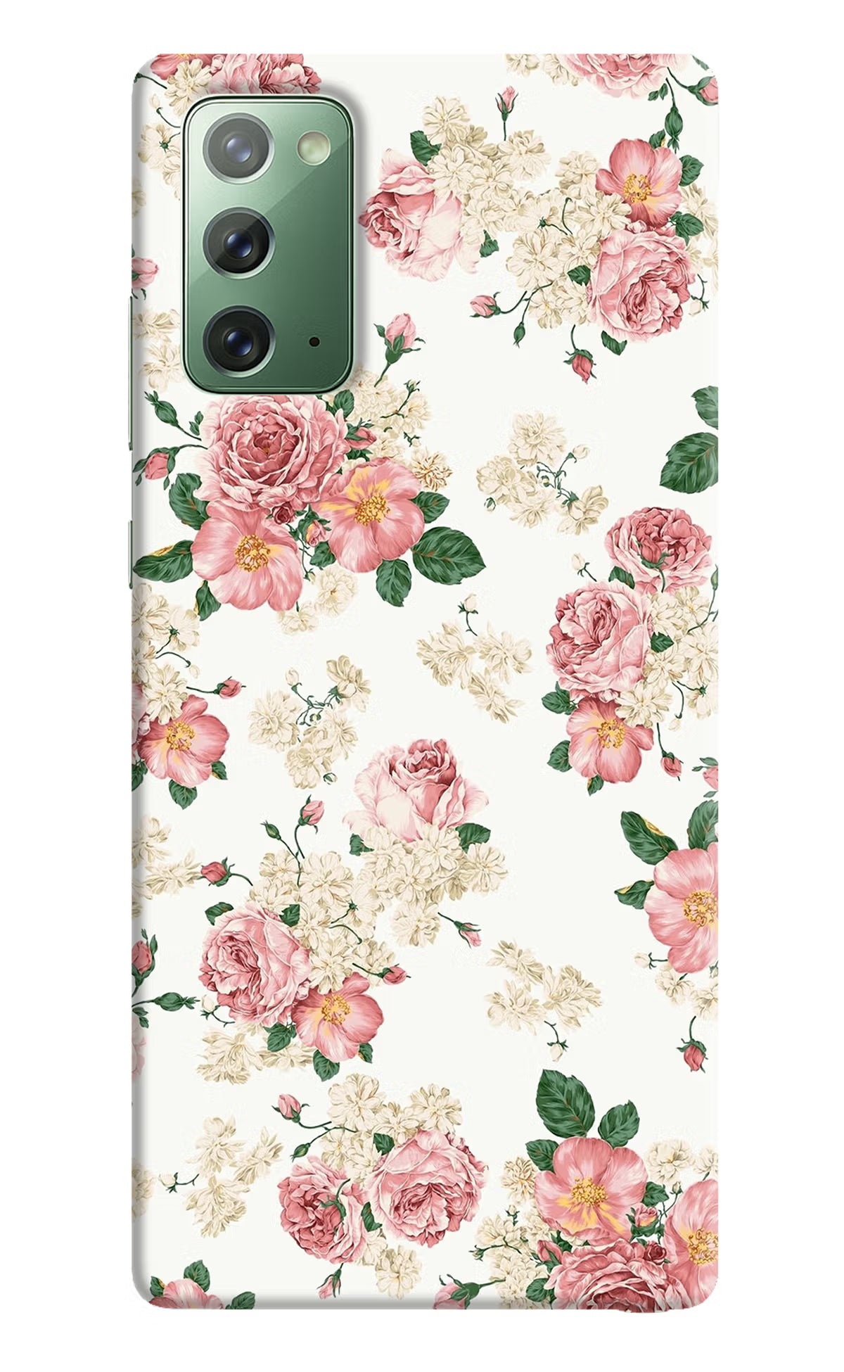 Flowers Samsung Note 20 Hard Case Back Cover by Casekaro