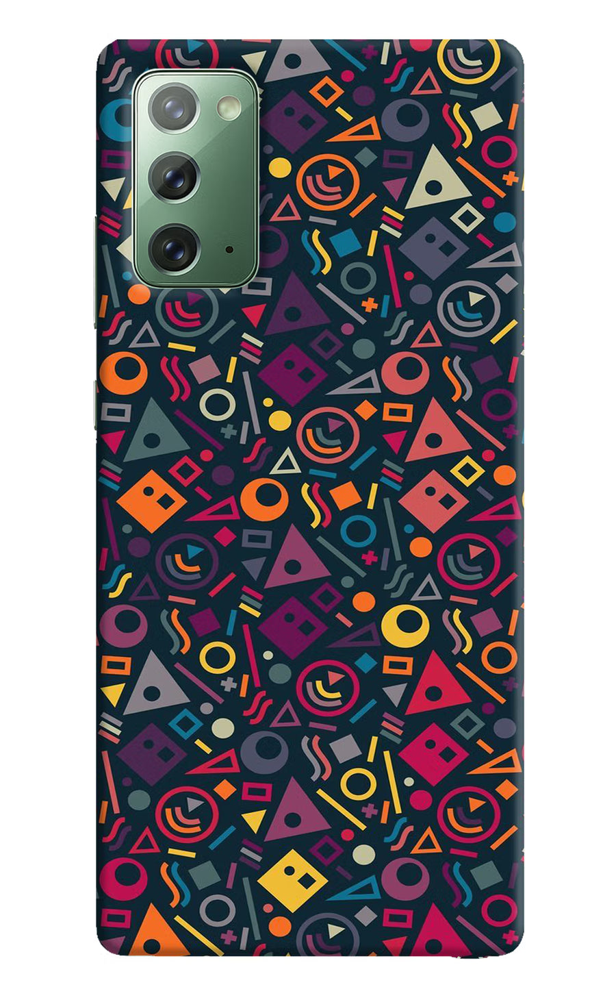 Geometric Abstract Samsung Note 20 Back Cover, Hard case