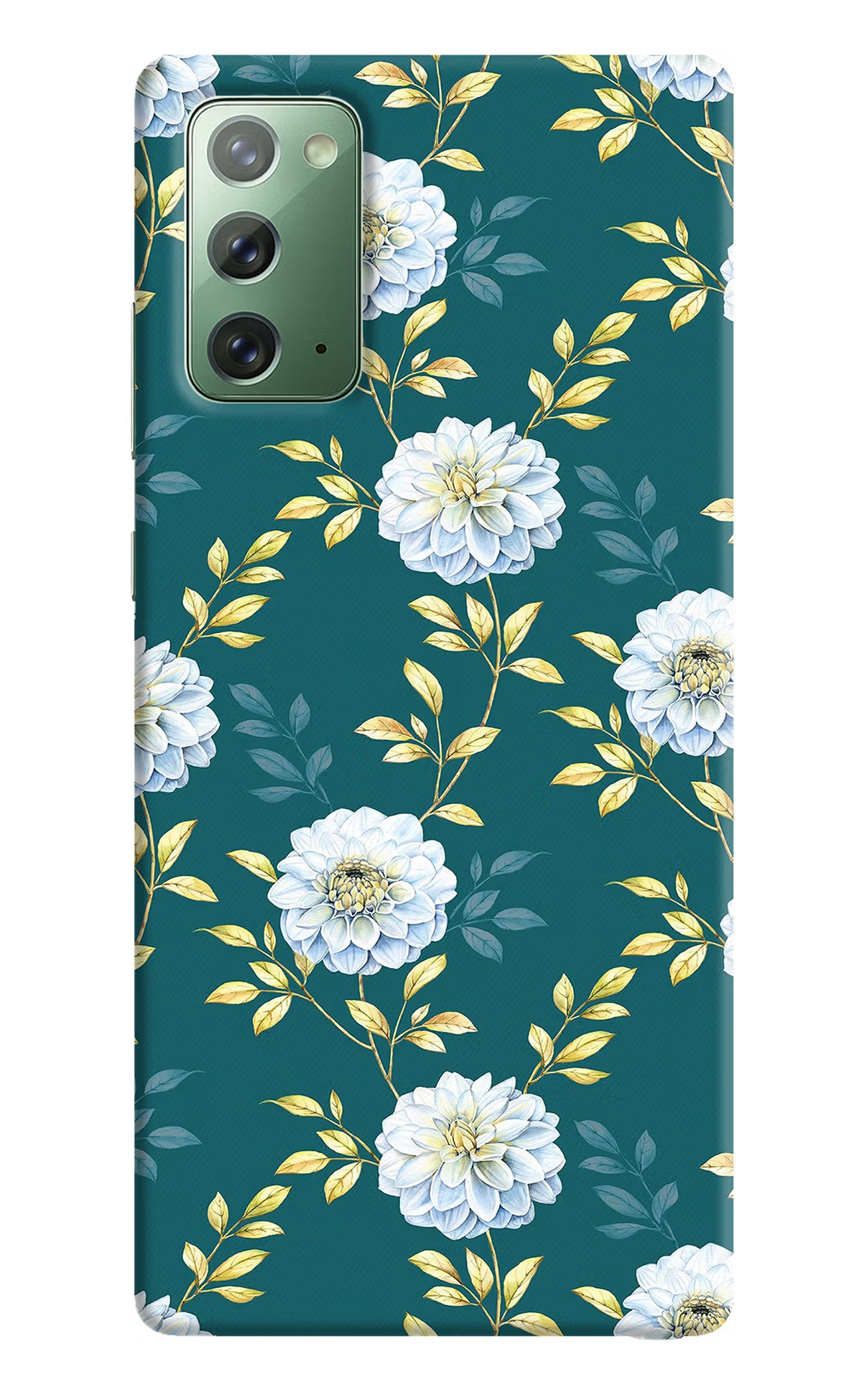 Flowers Samsung Note 20 Hard Case Back Cover by Casekaro