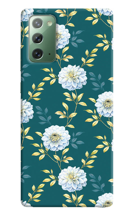 Flowers Samsung Note 20 Hard Case Back Cover by Casekaro