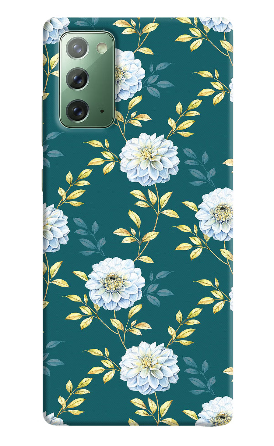 Flowers Samsung Note 20 Back Cover, Hard case