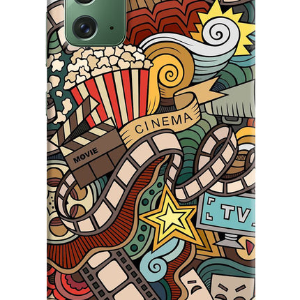 Cinema Abstract Samsung Note 20 Hard Case Back Cover by Casekaro