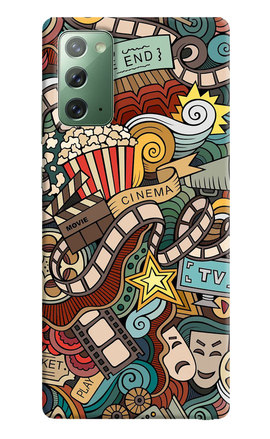 Cinema Abstract Samsung Note 20 Hard Case Back Cover by Casekaro
