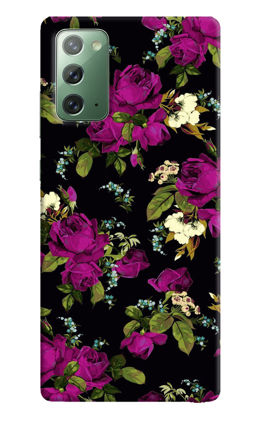 Flowers Samsung Note 20 Hard Case Back Cover by Casekaro