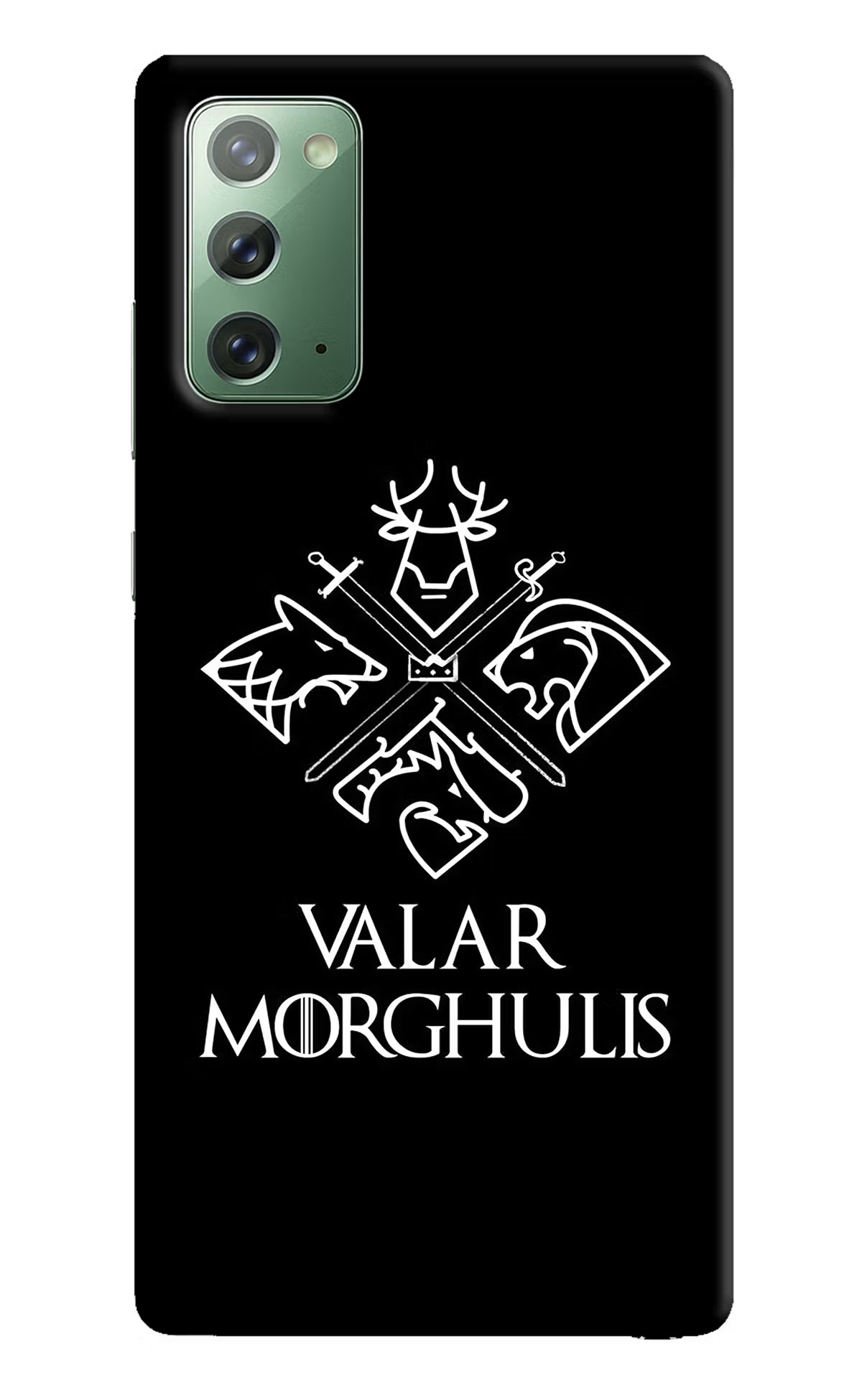 Valar Morghulis | Game Of Thrones Samsung Note 20 Hard Case Back Cover by Casekaro