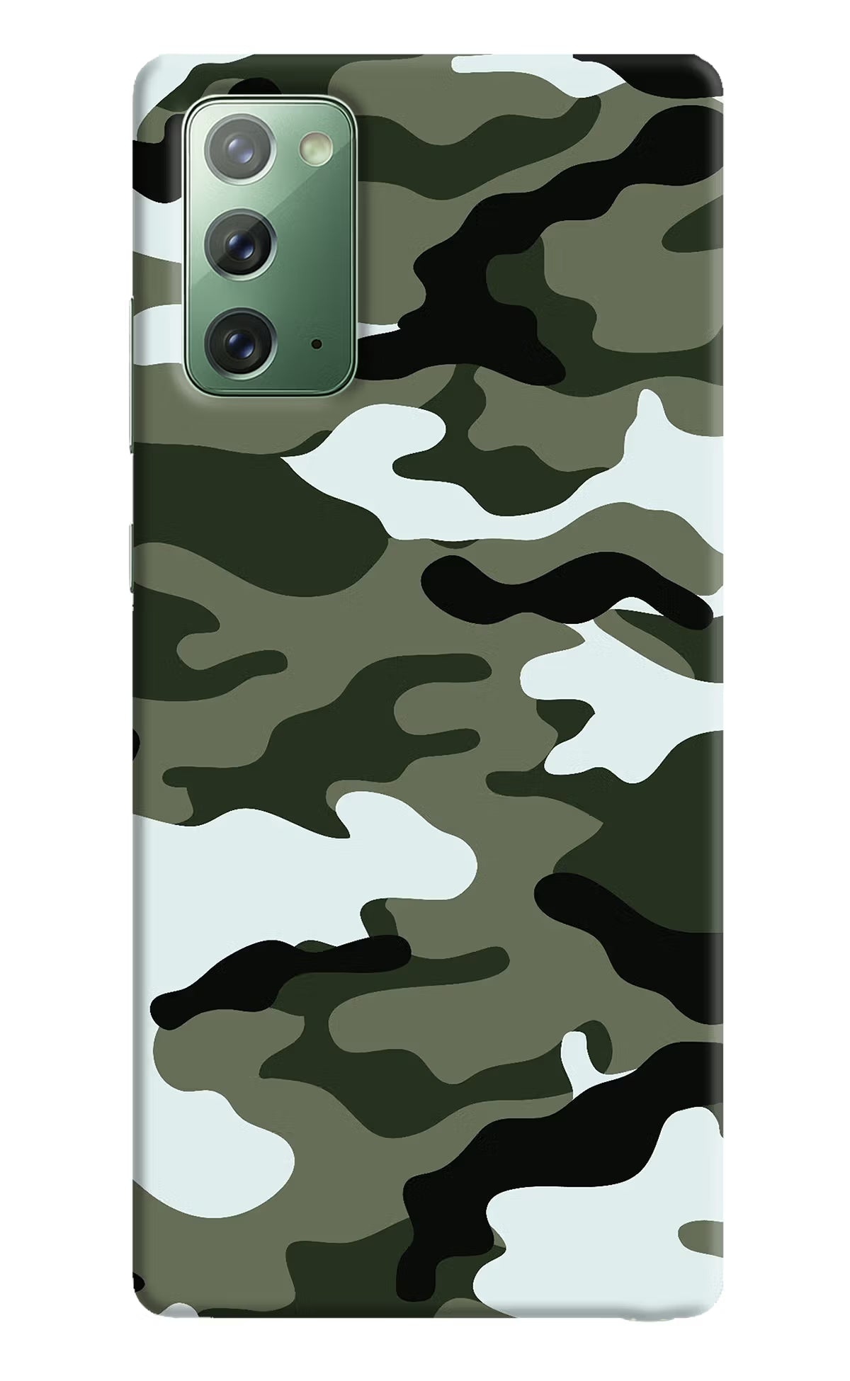 Camouflage Samsung Note 20 Hard Case Back Cover by Casekaro