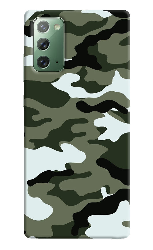 Camouflage Samsung Note 20 Hard Case Back Cover by Casekaro