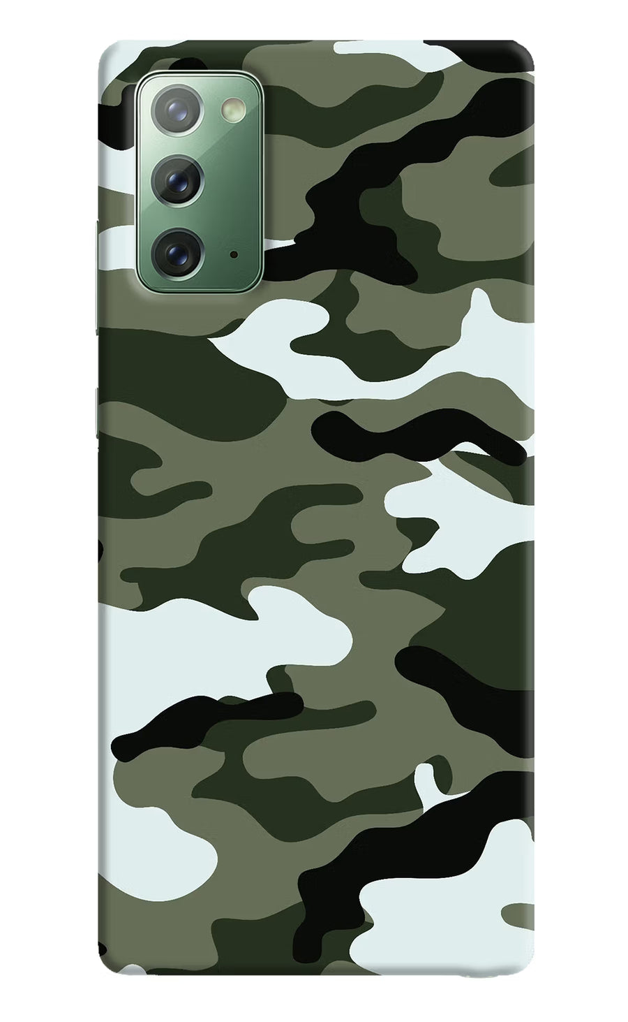 Camouflage Samsung Note 20 Back Cover, Hard case