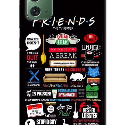 FRIENDS Samsung Note 20 Hard Case Back Cover by Casekaro