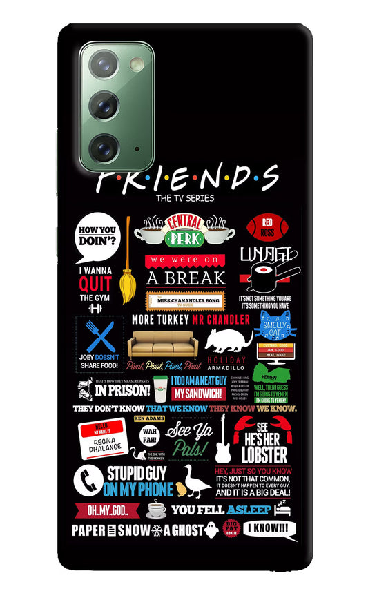 FRIENDS Samsung Note 20 Hard Case Back Cover by Casekaro